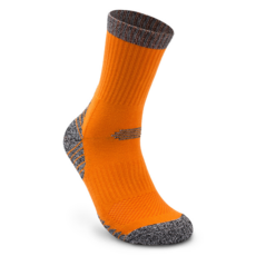 家真好吸汗戶外休閒羊毛登山運動襪, 橘子