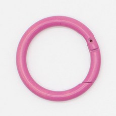 동대문단추왕 원터치 오픈형 컬러오링 30mm, 핫핑크, 1개