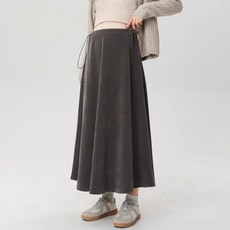 언헤브 A라인 임부 롱 스커트
