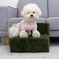 REDPUPPY 狗狗Bongdela寵物階梯 2階, 深綠色, 1個