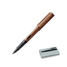 LAMY Lux 鋼筆 Marron EF 筆尖 LM090 MA + 墨盒