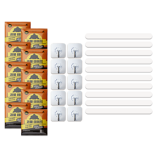 怪物黏貼怪物膠帶 10入+怪物掛勾 10入+防滑膠帶 10入, 1個