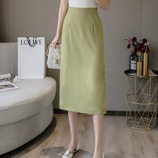 POPLARNC Milli 不對稱開衩半身裙