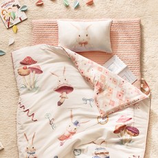 ELENA HEIM Lelime 搖籃曲四季通用午睡被套組 分離式, 仙境邦尼