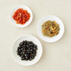 시그니처 반찬 잔멸치볶음 30g + 매콤달콤진미채 40g + 콩조림 50g 세트 A, 1세트