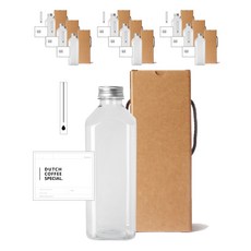 方形水壺+鋁蓋+盒子+N9貼紙組, 10組