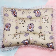 DAYSOY 貓咪蕾絲四季坐墊, 1個, 02 恐龍