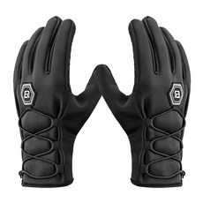 Rock Bros Sports 智能手機觸摸防寒手套 S077-6BK, 黑色