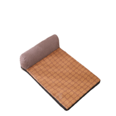 맘피스 반려묘 여름용 쿨 매트, 다크브라운, 1개