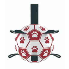 EKISHE 乳膠足球玩具 15*15*15cm, 1個, 紅色