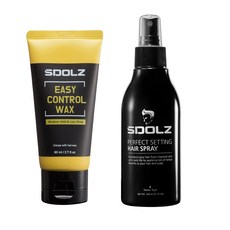 SPOLZ 易控髮蠟 80ml + 完美定型髮膠 200ml 套組, 1套