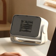 KAUF PTC 上下旋轉迷你桌上型電暖器, 白色, KF-FH06