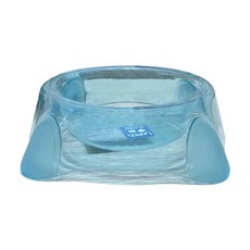 반려동물 투명 식기 YT_RC644, 블루, 1개