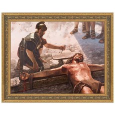 이요한 화백 캔버스 성화 23 십자가에 달리시다, 골드1