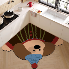 모픽 주방 L자형 발매트, 멍멍이