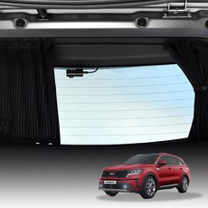 어바인클래스 맞춤형 차량용 햇빛가리개 커튼 쌍용 토레스 트렁크, 블랙, 1개