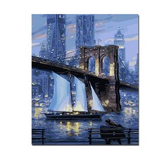 아디코 LED 페인팅 DIY 40 x 50 cm, LP05 미드나잇브릿지, 1개