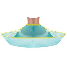 剪髮用立體圍布 S號, 天空藍, 1入