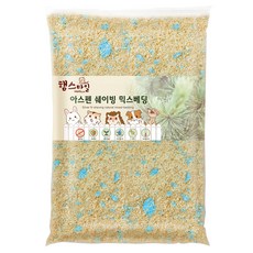 햄스타일 반려동물 아스펜 쉐이빙 믹스베딩 지퍼백 블루, 4kg, 1개