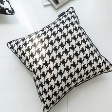 Moment小千鳥格紋靠枕 CJ-MA61, 混色