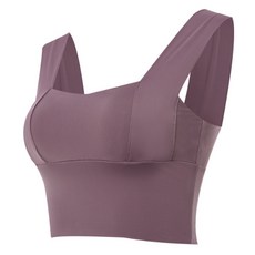 女款Floz方領線條無袖瑜珈T恤