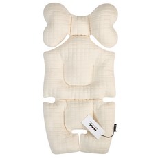 to:tots 手推車絎縫墊, 象牙白, 1入