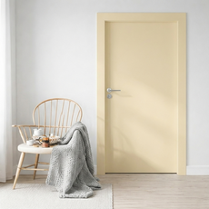 시트몰이 현관문 시트지, 파스텔 옐로우