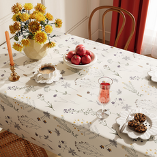 델리리움 산뜻한 플라워 패턴 방수 고급 식탁보, type 10, 1개, 120 x 160 cm