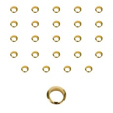 꾸밈홈 電線孔蓋 金色 30mm, 20個