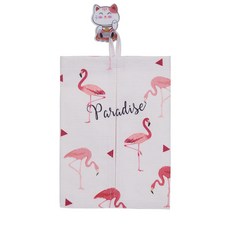 亞麻紅鶴動物面紙套 2入, ZJ1040