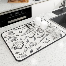 더인홈 주방 식기건조 규조토 패드 1단, C 스타일3