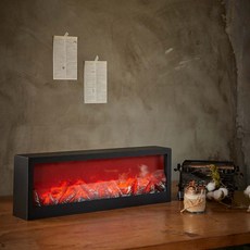 壁爐小夜燈, 棕木色