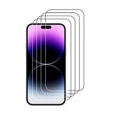 루멘스 슈퍼글라스 강화유리 휴대폰 액정보호필름 4p 세트, 1세트