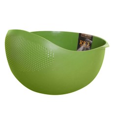 Block Mart 洗米盆 綠色, XL 31*24*18cm, 1個