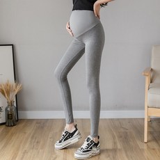 소니오 캐주얼 그레이블랙 임산부 레깅스 롱스타일
