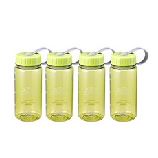 LocknLock 樂扣樂扣 Eco Slim水壺, 綠色, 400ml, 4個