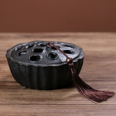 蓮花蓮蓬蚊香香座, 01 霧面黑