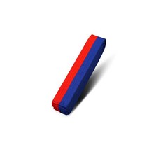 Mylink 跆拳道腰帶, 紅色 + 藍色, 1個