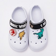 SHOOPEN KIDS 侏羅紀公園燈光拖鞋 VKJC79A1U