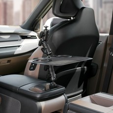 ARKON 旋轉堅固託盤 車用杯架桌 相機支架 TLWRACMP323, 黑色, 1個