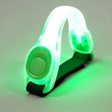 GoodGood Shop LED發光跑步臂帶, 綠色, 2個