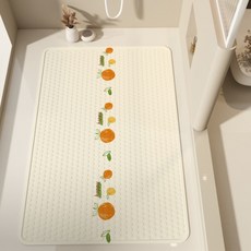 Daysoy 多款設計吸盤式浴室浴缸防滑墊 70 x 40 cm, 06 快樂水果, 1個