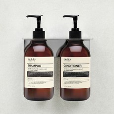 EBIN Caddy Design Okoreven 304不鏽鋼懸掛式雙孔給皂器支架 CDOD02, 1個, Chrome Silver