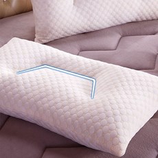 Potegar頸部保護核心保健枕頭, 白色的