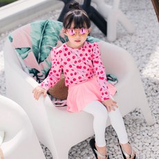 GOING KIDS 童款櫻桃印花防曬泳衣+褲裙組