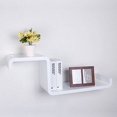 CUBICS 韓國製造 2 壁架 C, 白色