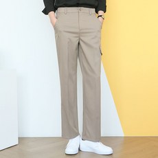 블루포스 남성용 메이뎃 뒷밴딩 와이드핏 슬렉스