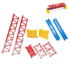 PLARAIL 托馬斯（Thomas）和朋友Donelon鐵路與J-04色調鐵路 火車/軌道玩具, 藍色 + 黃色 + 紅色