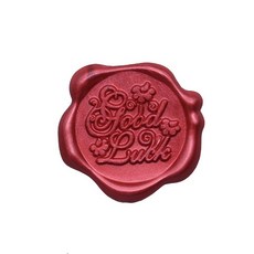 Mihwabujang 成品封蠟 火漆蠟 封口蠟 喜帖, 10個, 12 good luck 酒紅色