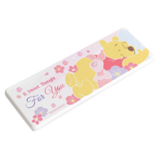 收納王妃 disney 迪士尼 櫻花珪藻土洗漱墊 24 x 8cm, 午睡維尼小豬, 1個